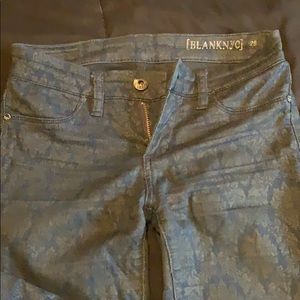 Blank NYC Dead stock Brocade pattern.